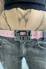 GOT BEER? Belt Buckle / Black [LAST ONE]