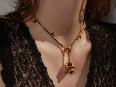 Rosebud Necklace / Gold [LAST ONE]