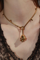 Rosebud Necklace / Gold [LAST ONE]