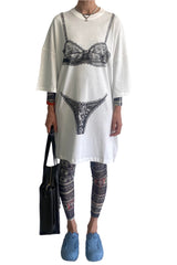 Lingerie Trompe L'oeil Tall Tee