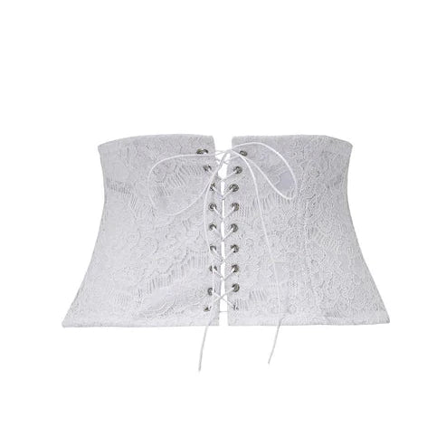 Milk Waistband Belt / White Lace [LAST ONE]